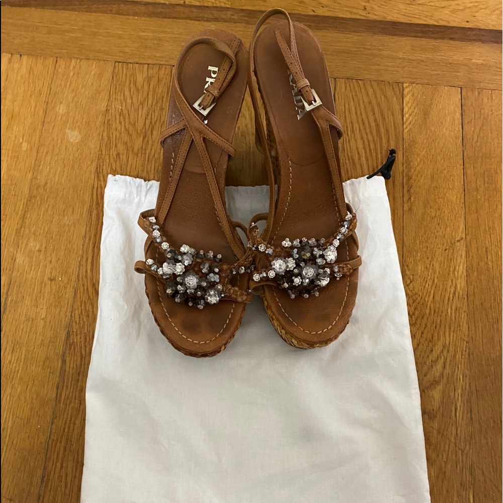 Prada beaded heels!